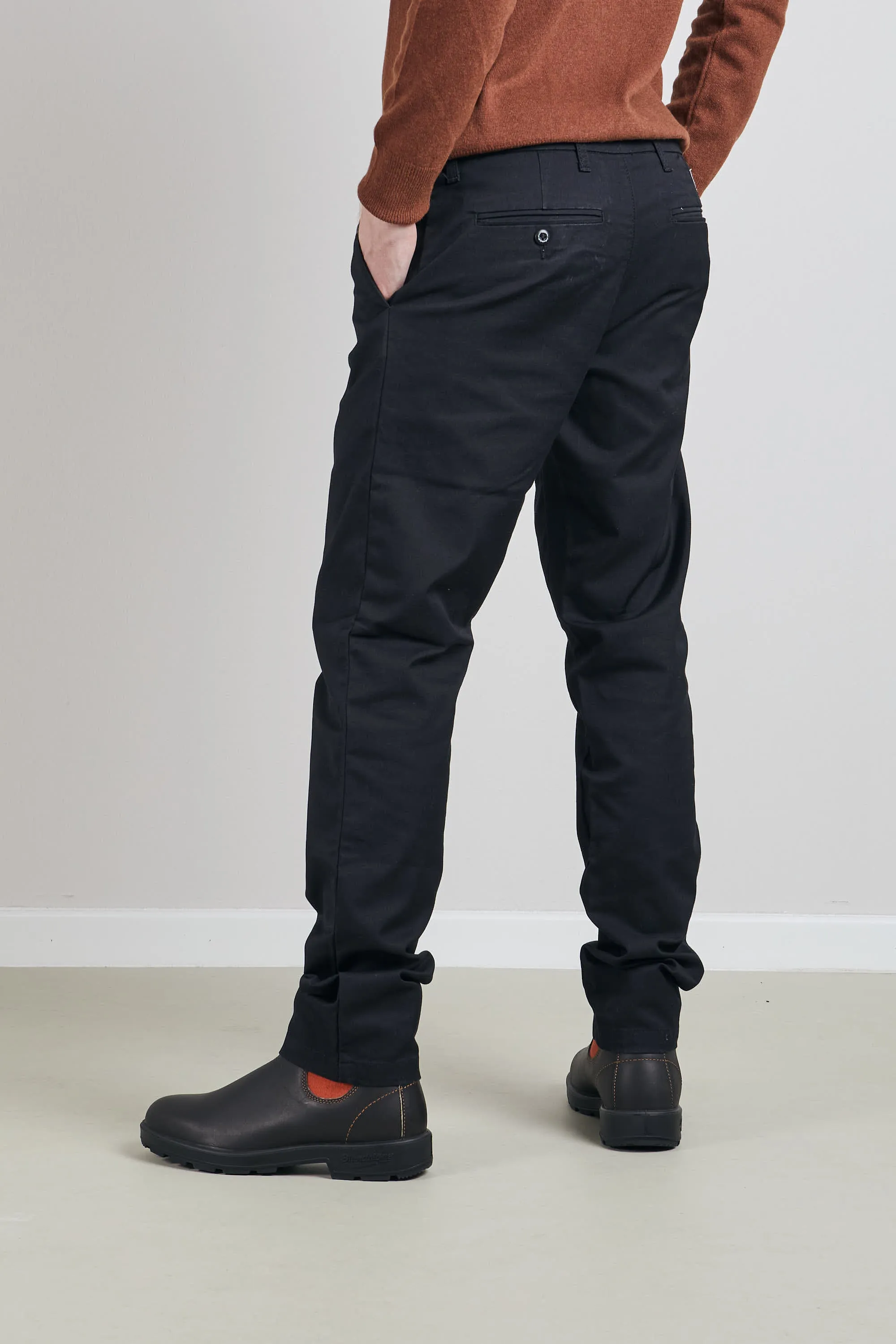Carhartt Wip Sid Pant Stretch Twill Nero Uomo