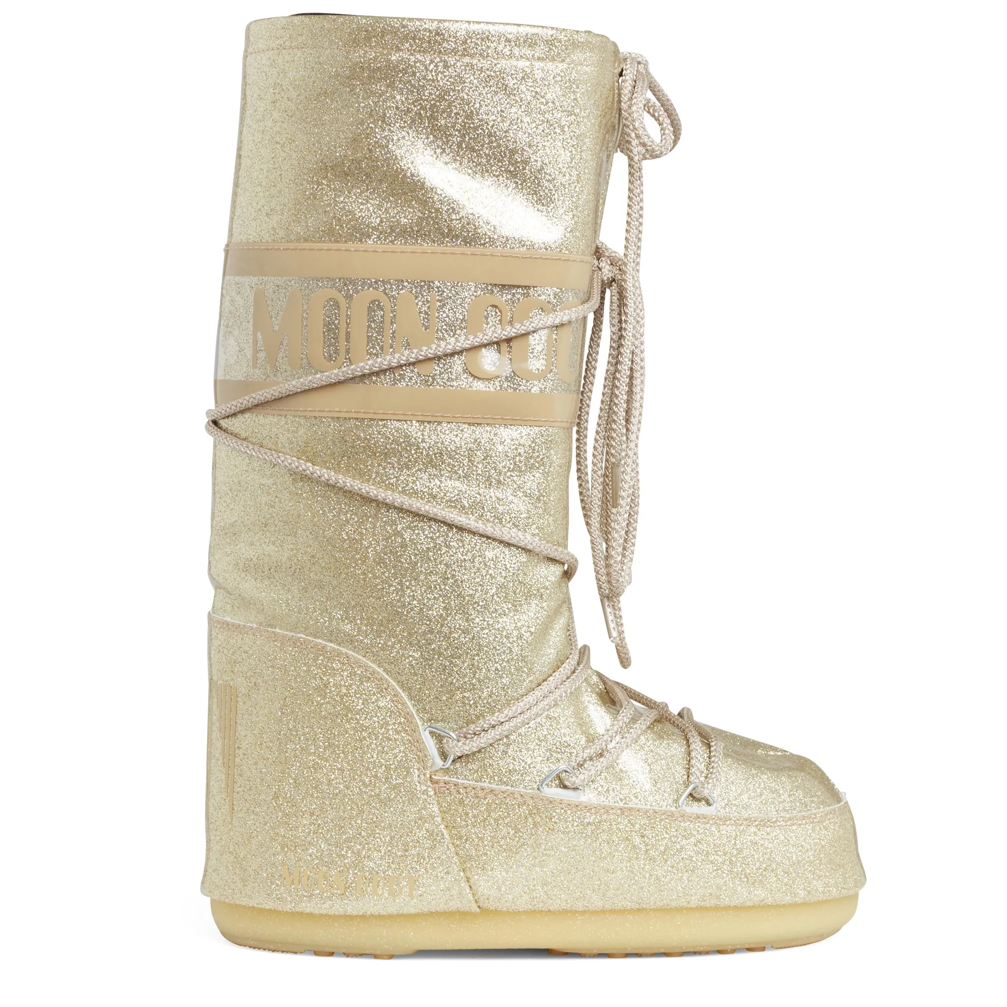 MOON BOOT  Moon Boot ''Icon'' in tessuto oro